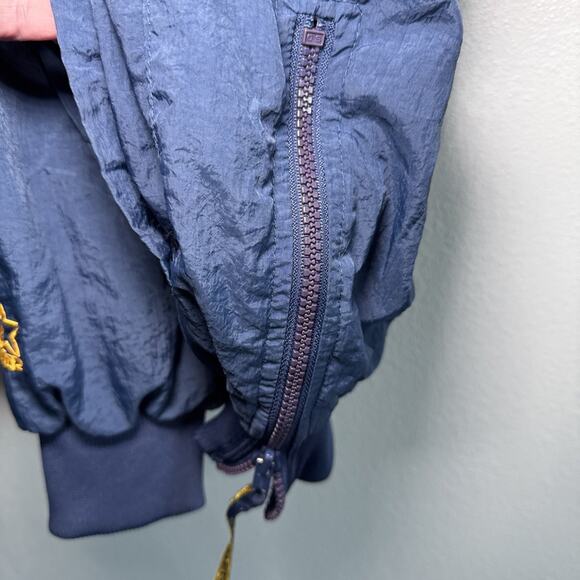 Vintage Starter Blue Pullover Jacket Men’s Lg – 90s Streetwear Retro Windbreaker - Picture 2 of 5